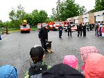 Den dětí u hasičů 1.B 2012/13