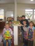 Pečení lineckého cukroví, příprava studené kuchyně 4.C 2010/11