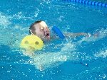 Poslední plavání v 1. třídě 1.B 2014/15