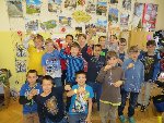 Sněhové vločky z korálků 4.A 2015/16