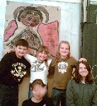 Čert, Mikuláš, anděl a sněhulák 4.B 2007/08