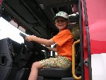 Den dětí u hasičů 1.D 2007/08