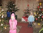 Výstava vánočních stromků 1.C 2007/08